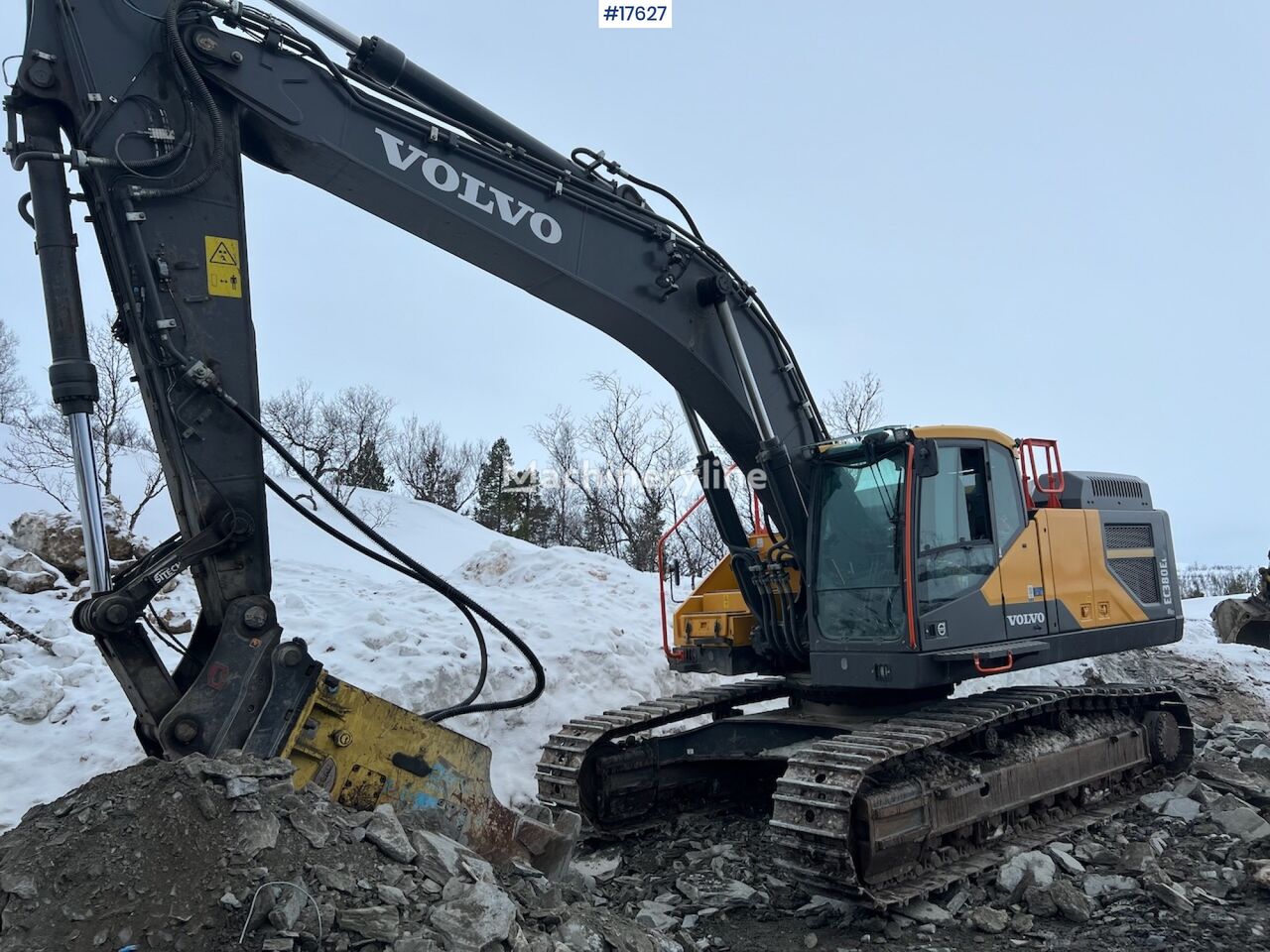 Volvo EC380EL excavator w/ 4370 hours WATCH VIDEO excavadora de cadenas
