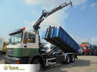 MAN 33.414 + Manual + Hiab 125-3 Crane + Kipper + 6x4 grúa móvil