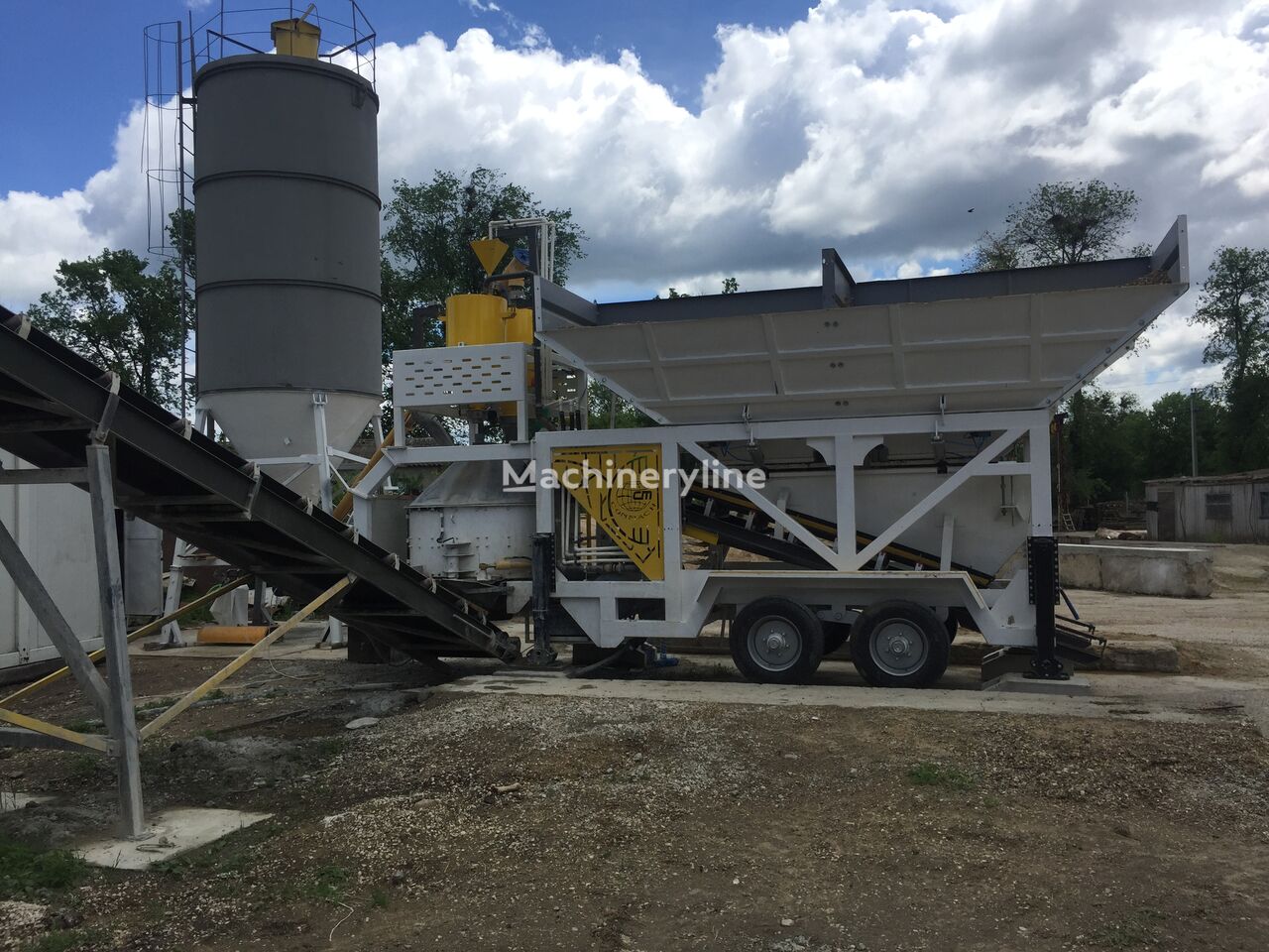 Conmach MOBKING-30 Mini Mobile Concrete Batching Plant - 30 m3/h planta de hormigón nueva