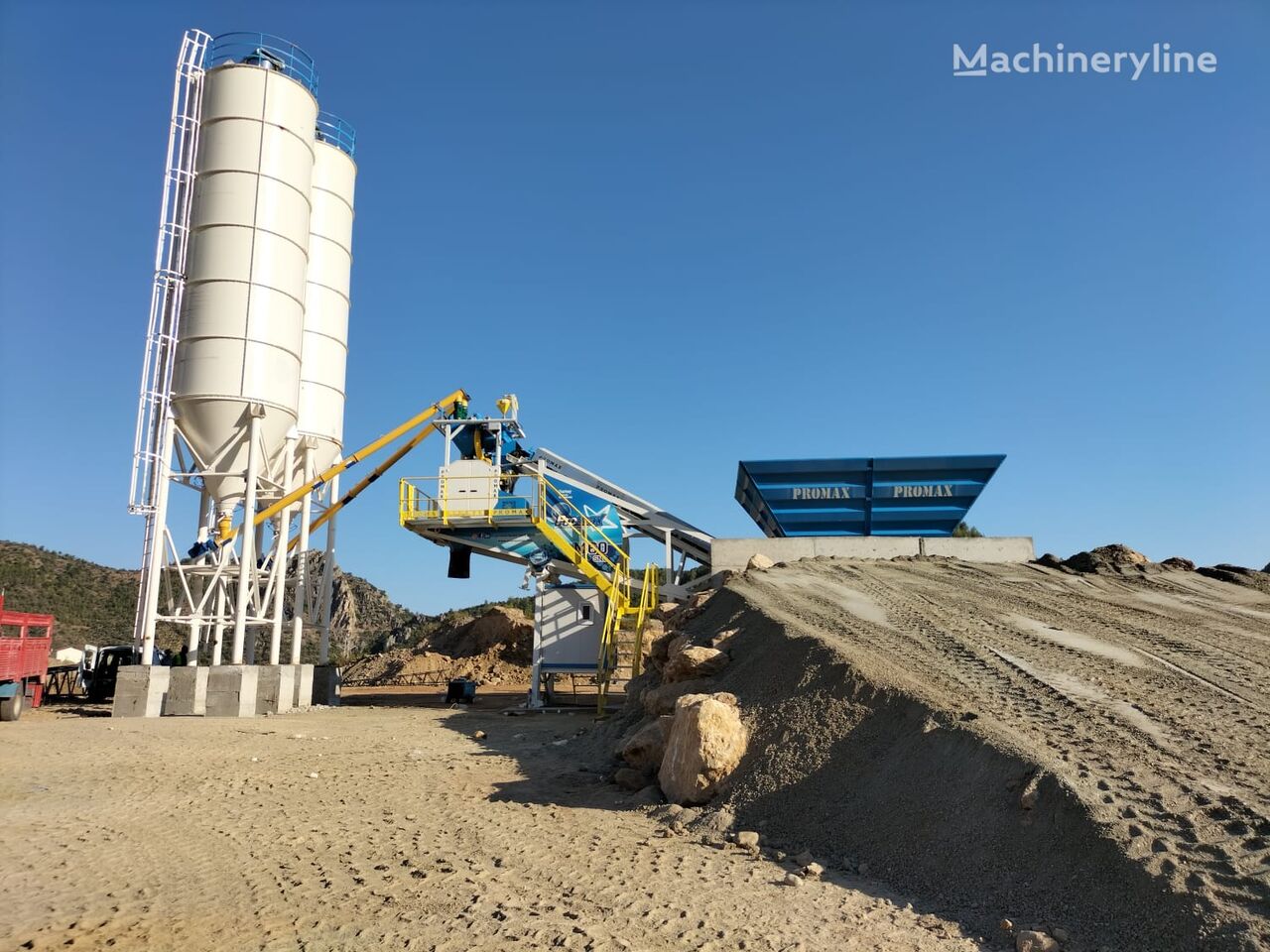 Promax M60-SNG  Mobile Concrete Batching Plant  (60m3/h) planta de hormigón nueva