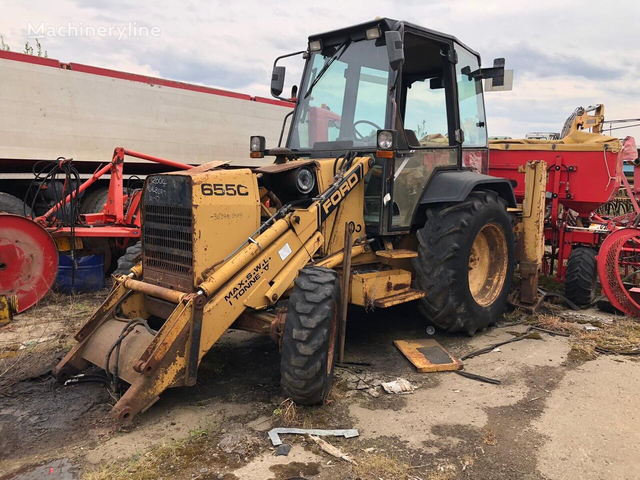 Ford 655C FOR PARTS retroexcavadora